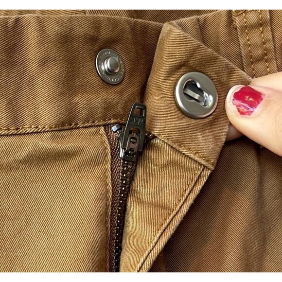 Bonobos Men's Sz33/32 Slim Straight Button Chino Brown Khaki Dress Pant - Picture 9 of 9